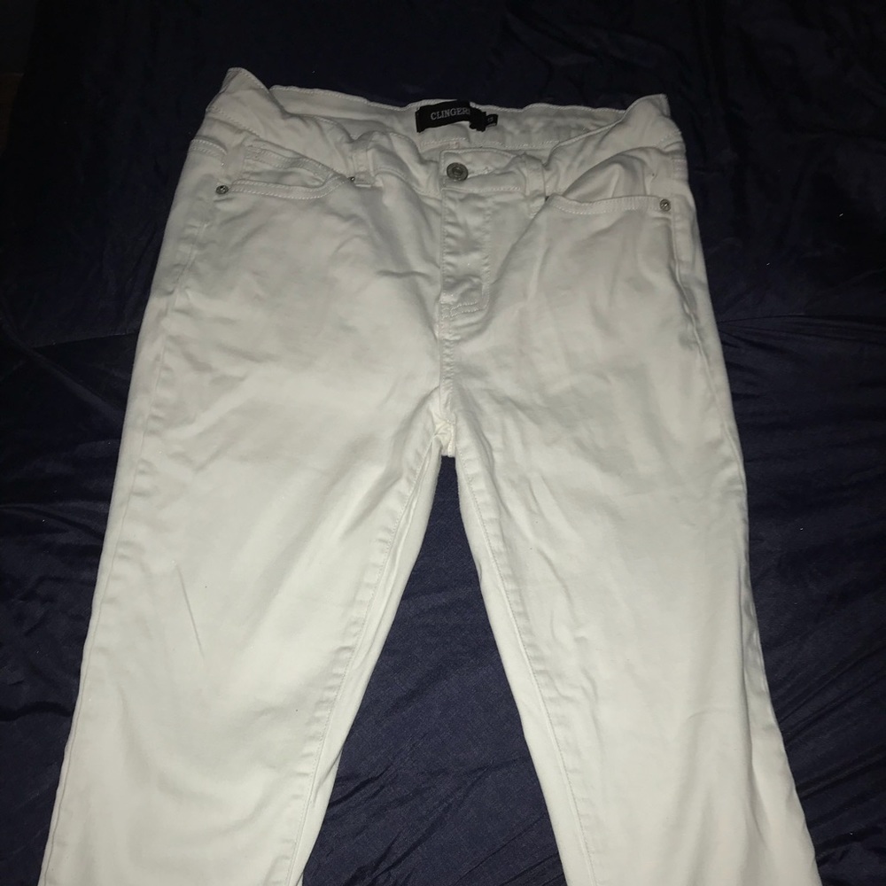 White skinny Jeans